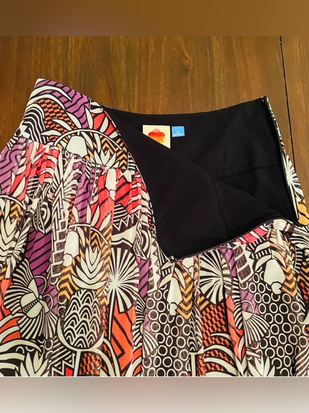 Farm Rio Anthropologie Tropical Print Maxi Skirt - Picture 8 of 11